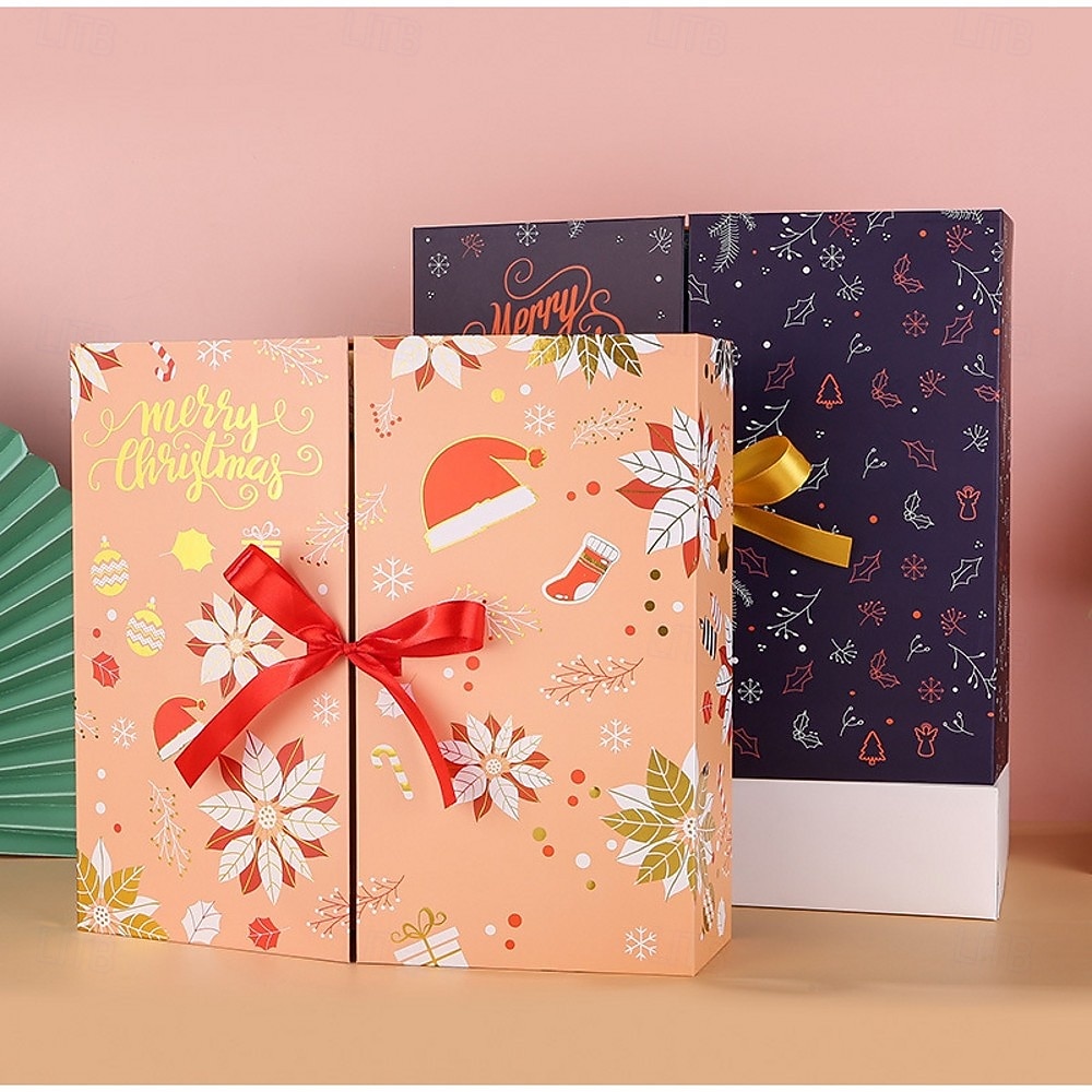 24 Grids Empty Christmas Advent Calendar Boxes DIY Refillable Christmas Blind Box 24 Days Advent Countdown Gifts Boxes Kraft Paper Candy Box New Year Decorations 2025 - $36.99 –P13