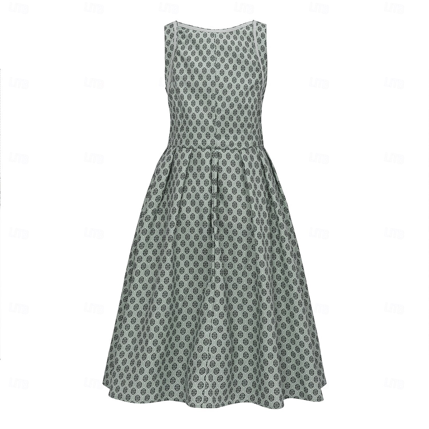 Oktoberfest Dress Dirndl Trachtenkleider Midi Length Maid Bavarian German Wiesn Women's Traditional Style Cloth Without Blouse (75CM) 2026 - $77.99 –P4