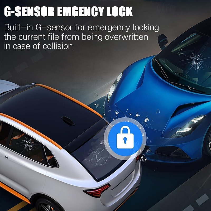 HD 4K three-way dash cam for front inside and rear of the vehicle 3-inch IPS screen with WiFi night vision wide-angle car DVR. 2025 - $89.99 –P8