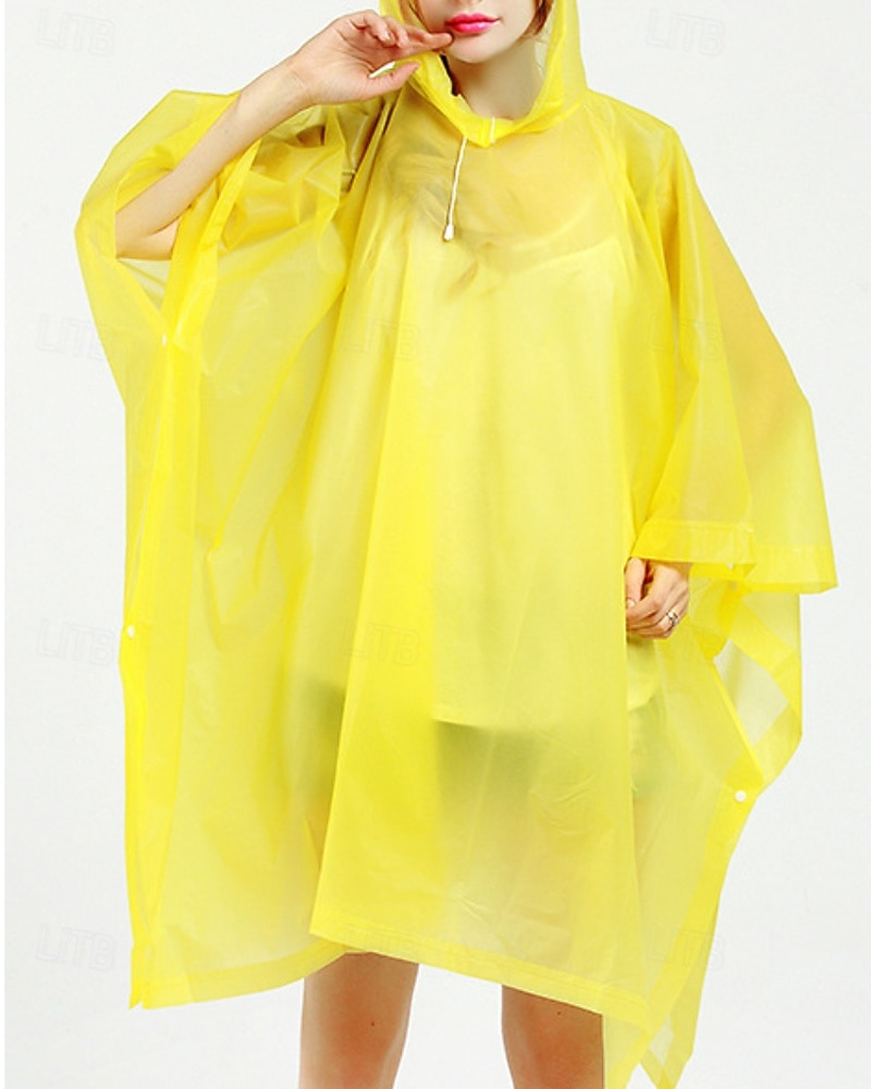 Dámské Plášť / pláštěnky Voděodolný Větruvzdorné Nepravidelný lem Na běžné nošení Bez vzoru Venkovní Dovolená ulice Denní nošení Dlouhé Kapuce Běžný Dlouhý rukáv Svrchní oděvy Bílá Žlutá Světlá růžová 2026 - $23.99 –P3