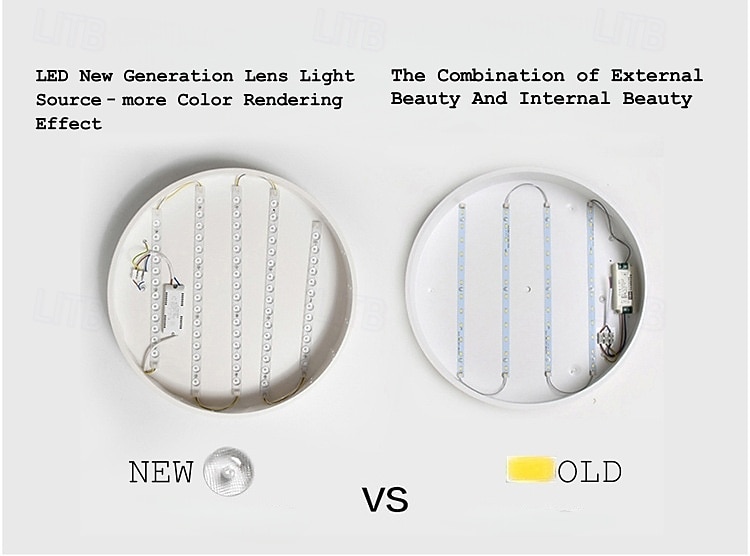 5-Light 40 cm Dimbaar Plafondlampen Acryl Acryl Moderne stijl Modern 110-120V 220-240V 2026 - $86.99 –P4