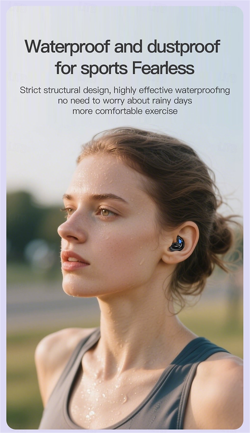 LY9 TWS True auriculares inalámbricos En el oido Bluetooth5.0 Deportes Estéreo Sonido envolvente para Apple Samsung Huawei Xiaomi MI Entrenamiento de gimnasio Esquí Camping / Senderismo Oficina de 2025 - $16.99 –P14