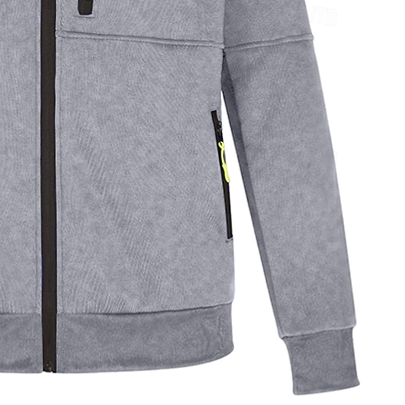 Hombre Sudadera Sudadera con capucha y cremallera completa Sudadera táctica con capucha Rojo tinto Negro Blanco Verde Ejército Rojo Con Capucha Plano Cremallera Deporte Casual Diario Ropa de calle 2025 - $27.99 –P16