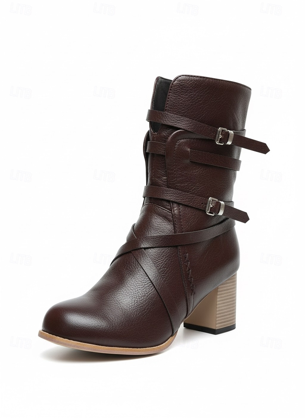Damskie Botki Luźne buty Rozmiar plus Botki Botki Na zewnątrz Codzienny Botki Botki Sznurowane Wysoki Obcas Masywny obcas Okrągły palec u nogi Zabytkowe Codzienny Styl przemysłowy Skóra PU PU Zamek 2025 - $59.99 –P2