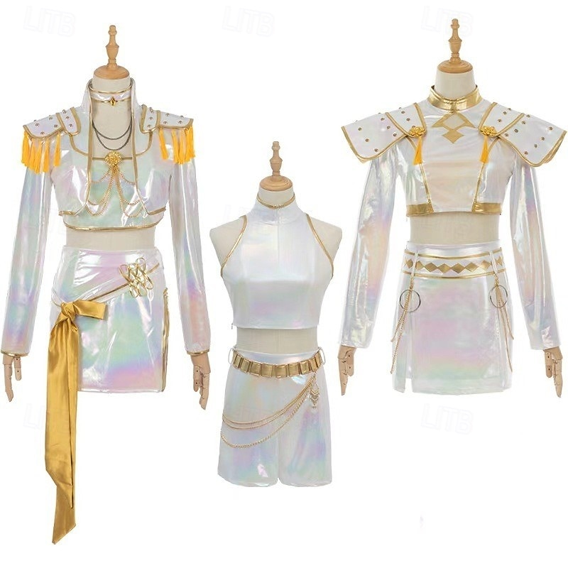 Inspirováno korejskými idoly Popová hvězda Úbory Módní Cosplay kostým Virtuální idol Filmové kostýmy for Dámské Dívčí Dospělí Děti předvečer Všech svatých Výkon předvečer Všech svatých 2025 - $68.99 –P1