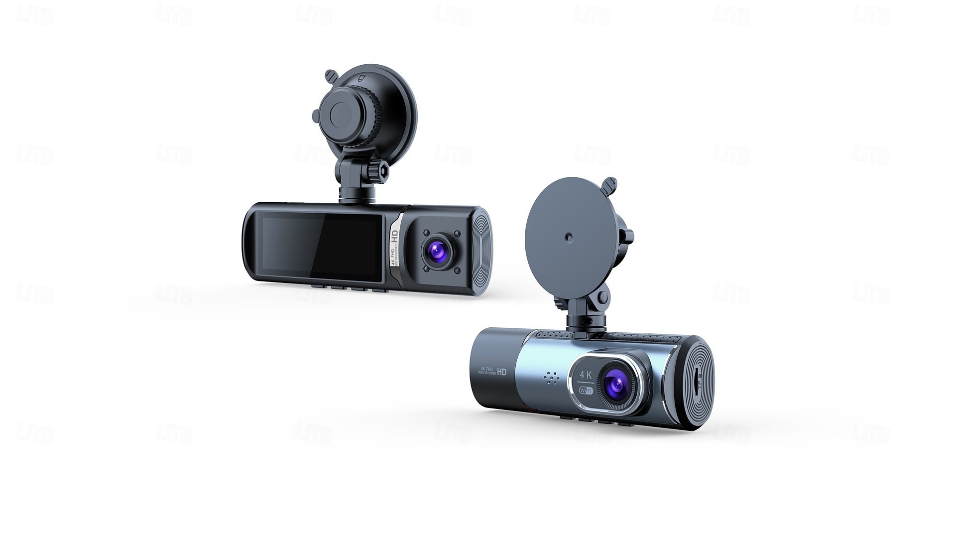 HD 4K three-way dash cam for front inside and rear of the vehicle 3-inch IPS screen with WiFi night vision wide-angle car DVR. 2025 - $89.99 –P13