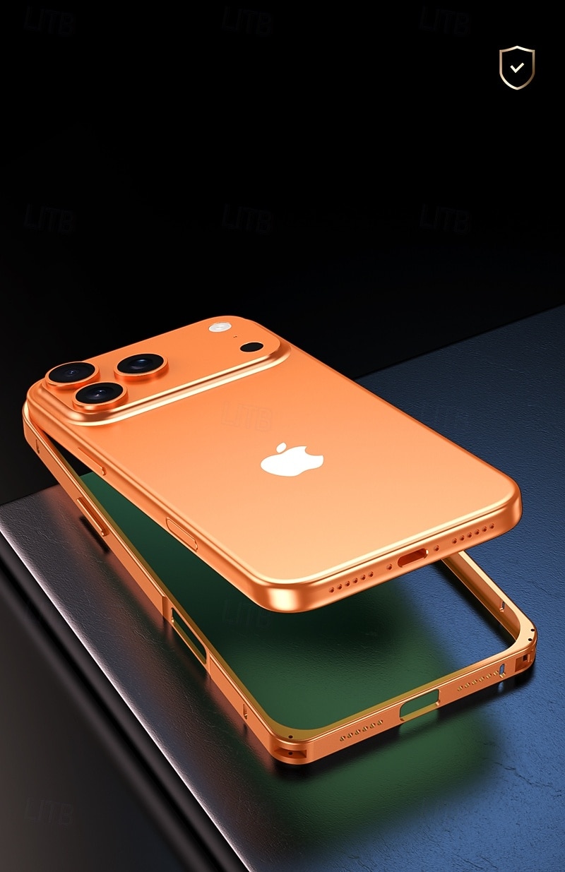 телефон Кейс для Назначение iPhone 17 Pro Max 17 Air 17 Противоударная рамка Защита от удара Ретро Металл 2025 - $12.99 –P2