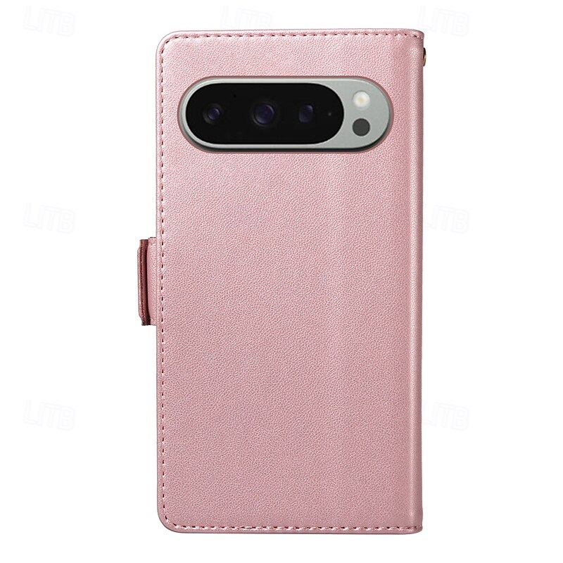 هاتف غطاء من أجل غوغل بيكسل 9 برو اكس ال Pixel 8 Pro Pixel 7 Pro Pixel 6 حافظة بطاقة المحفظة حماية كاملة للجسم مع الحبل ضد الصدمات مكتب  /  الأعمال جلد PU 2025 - $19.99 –P5