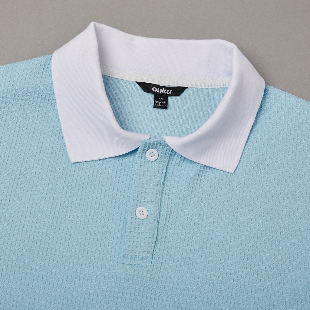 Pánské Golfová košile Vaflové pletené polo tričko Obchod Ležérní Klasický Krátký rukáv Módní Moderní Pevná barva Knoflíky Léto Jaro Žlutá Námořnická modř Khaki Světle modrá Golfová košile 2025 - $26.99 –P8