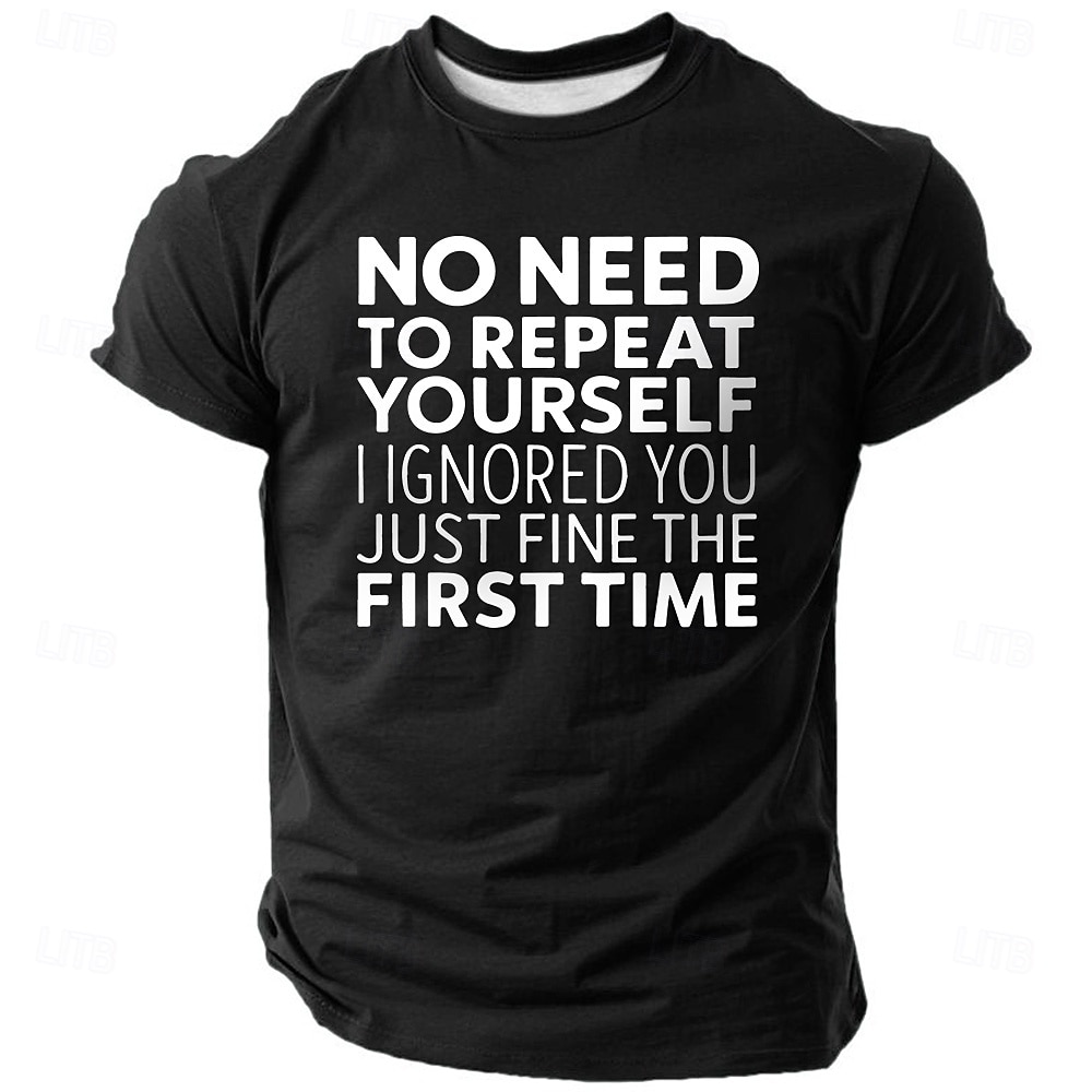 Bărbați Sarcastic Argou amuzant Tricou Manșon scurt Tricou Tipărire 3D Stil Nautic Cămașă Modă Zilnic Stradă Zilnic Negru Alb Roșu-aprins Vară Primăvară Îmbrăcăminte S M L XL XXL XXXL 2025 - $17.99 –P3