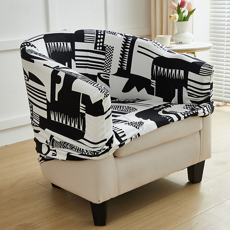 Polarfleece-Clubsesselbezug, haustierfreundlicher Stretch-Wannensesselbezug, Einzelsofa-Couchbezug für Haustiere, waschbarer Möbelschutz für das Wohnzimmer 2025 - $29.99 –P8