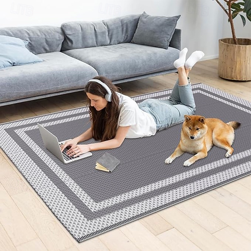 ulkomatto moderni kuvio ulkomatto, kestävä muovimatto terasseille, leirintäalueille, uima-altaiden reunoille &matkailuauto 2026 - $46.99 –P3