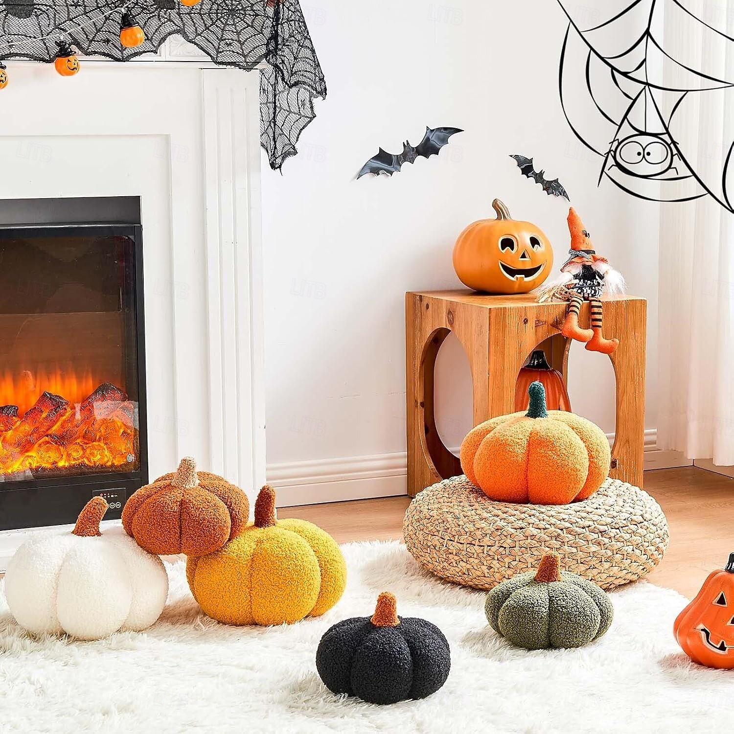 Creative Pumpkin Pillow Plush Cushion, Halloween & Christmas Decorative Throw Pillow for Sofa, Bed, and Home Decor 2026 - $13.99 –P6