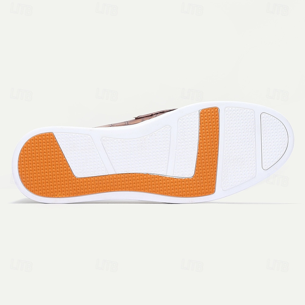 Mocassins en cuir véritable à motif crocodile pour homme avec double boucle – chaussures habillées de luxe à enfiler pour les affaires, les mariages et les occasions formelles de 2025 ? $94.99 –P5