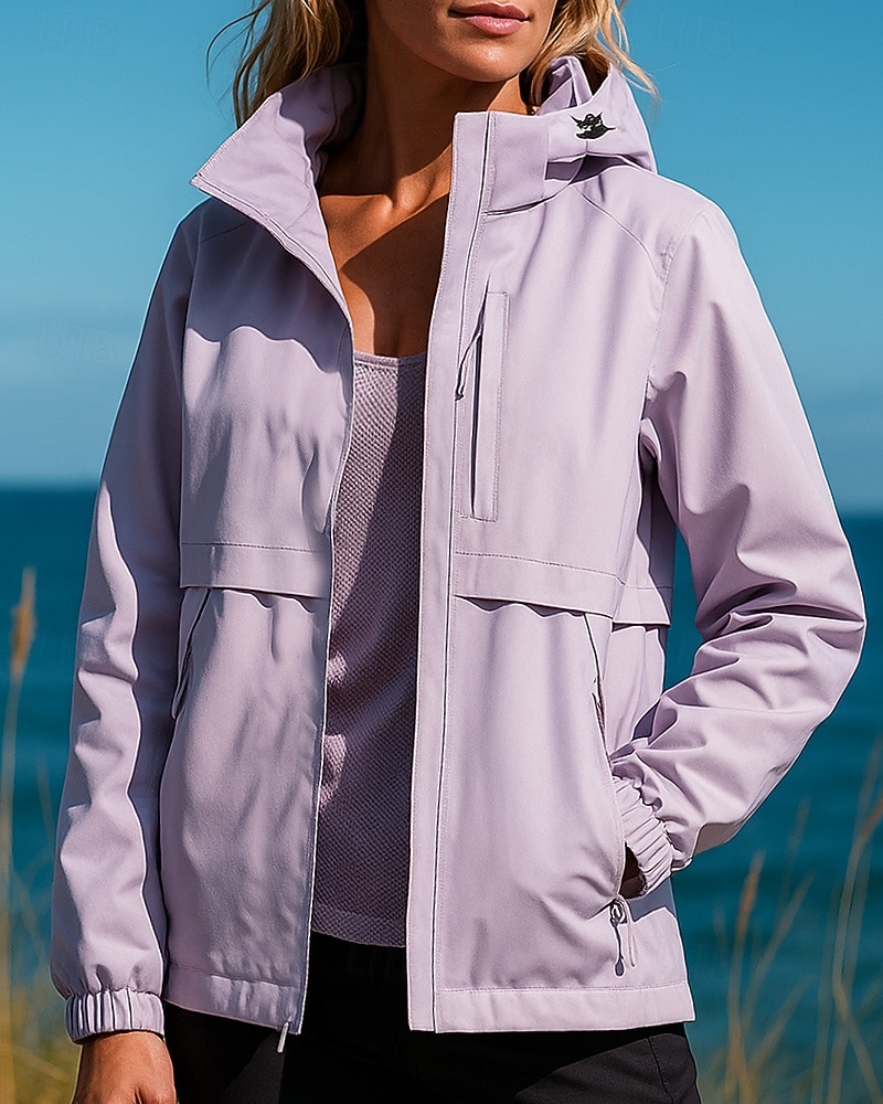 Per donna Giacca a Vento Giacca softshell Giacca da escursionismo Esterno Impermeabile Antivento Traspirante Abbigliamento da trekking Abbigliamento da trekking Primavera Autunno Top Pesca Campeggio del 2026 a $55.99 –P3