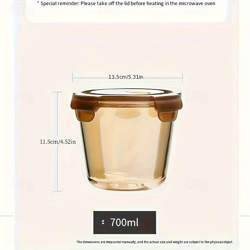 Multifunction Microwave Safe Glass Lunch Box with Lid – Perfect for Office Employees, Keeps Food Fresh and Warm, Ideal for Soup, Fruit, and More 2025 - $15.99 –P3