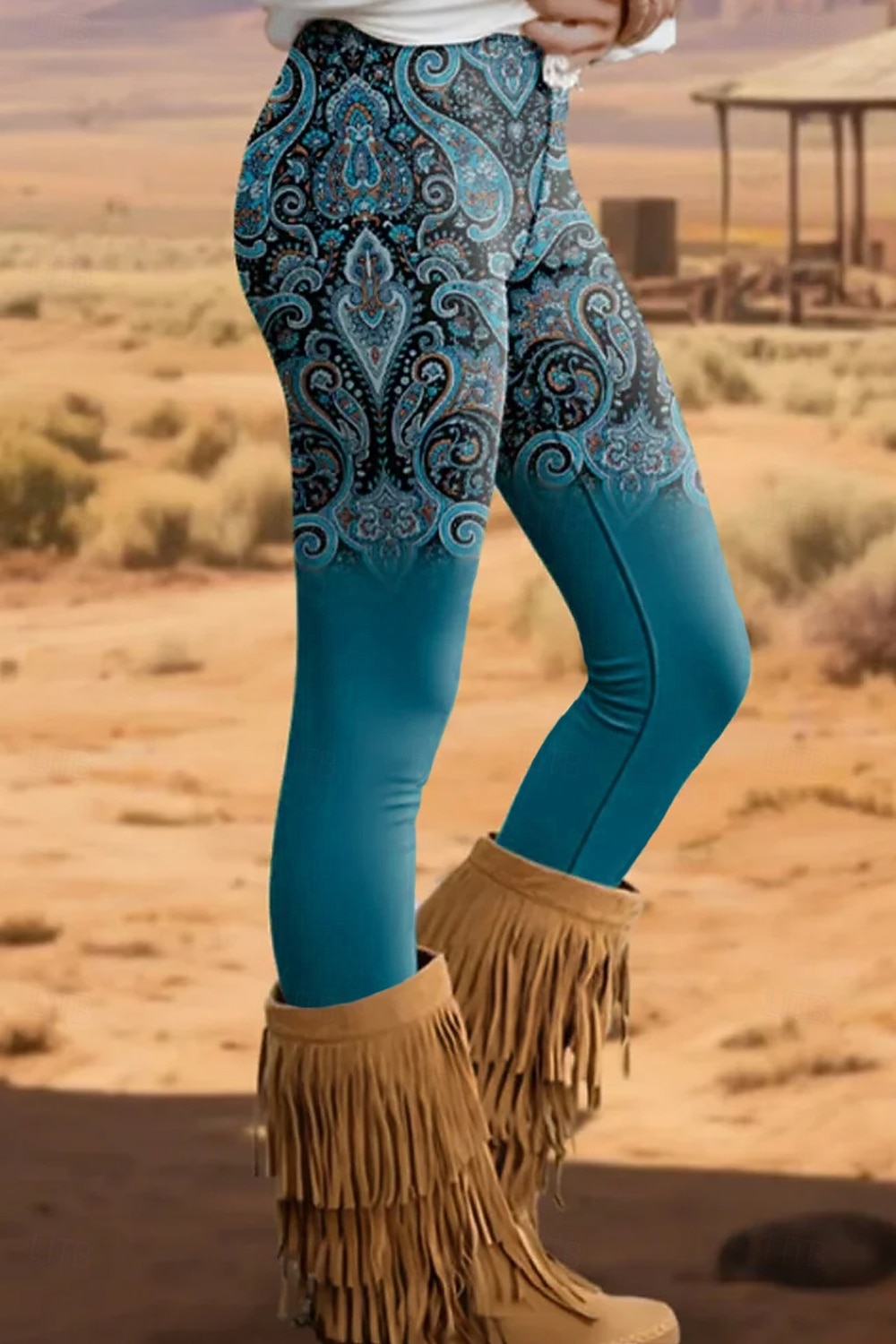 Leggings Boho Viking da donna in stile etnico vintage per le vacanze a lunghezza intera vita alta grafica a gradiente stampa 3D asciugatura rapida traspirante morbidi alta elasticità casual a casa del 2026 a $21.99 –P3