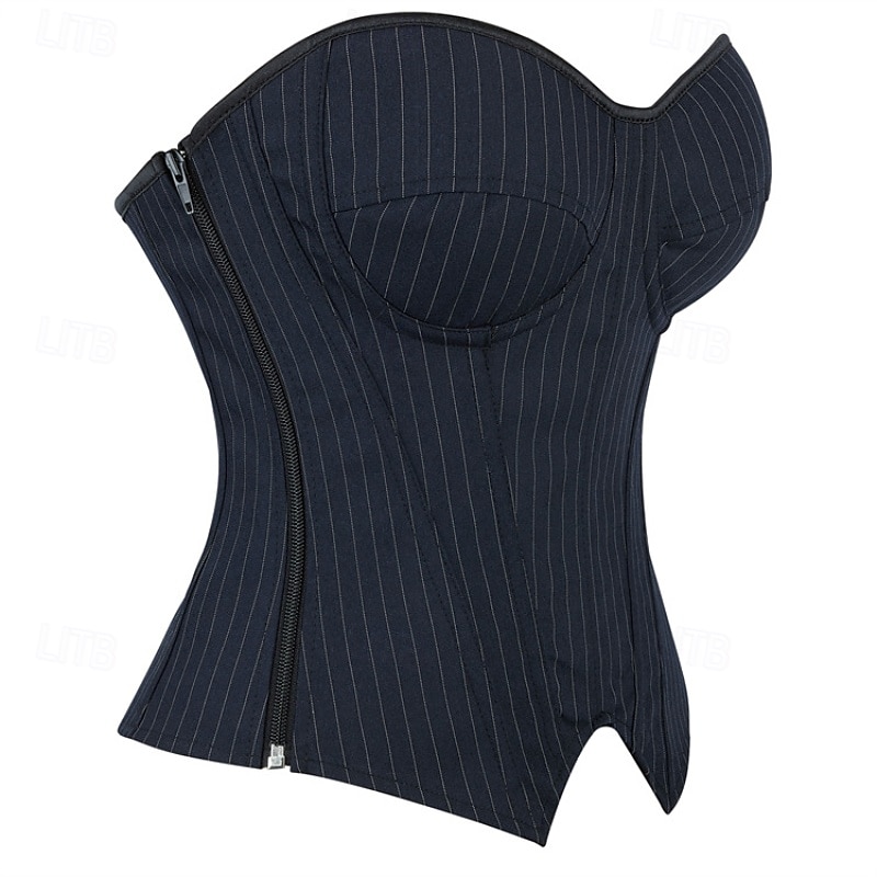 Жен. Корсет Корректирующее белье Утягивающее белье Корректирующее белье Сексуальный корсет На каждый день Полоса Неровная кромка Открытая спина Отпуск Для улицы Свидание Без рукавов холодный прием 2026 - $36.99 –P17