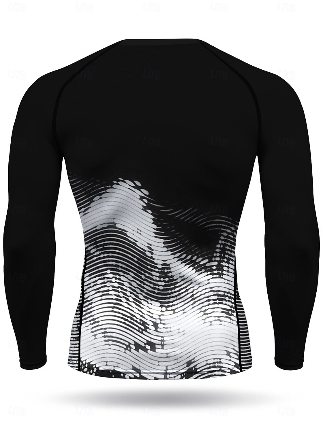 Муж. Футболка для бега Спортивная рубашка Фитнес-рубашка Рубашка тренировки Беговой верх Длинный рукав Футболка Футболка Абстракция UPF 50 Устойчивость к УФ Мягкий Впитывает пот и влагу 2026 - $20.99 –P2