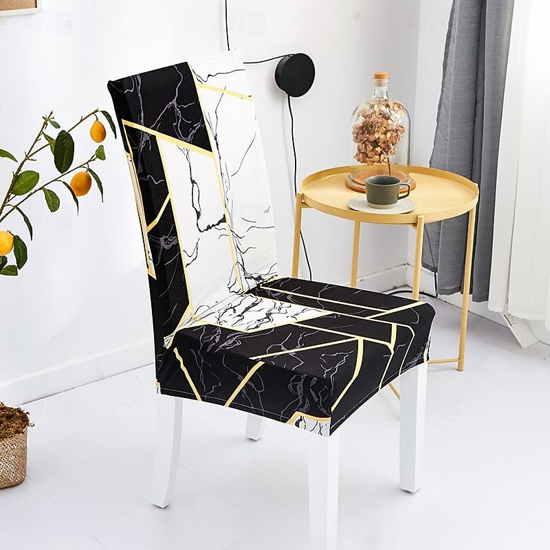 Elastyczny pokrowiec na krzesło do jadalni, przyjazny dla zwierząt, zdejmowany i nadający się do prania pokrowiec na krzesło, trwały ochraniacz na krzesło do hotelu, jadalni, sali bankietowej, wesela 2026 - $8.99 –P3