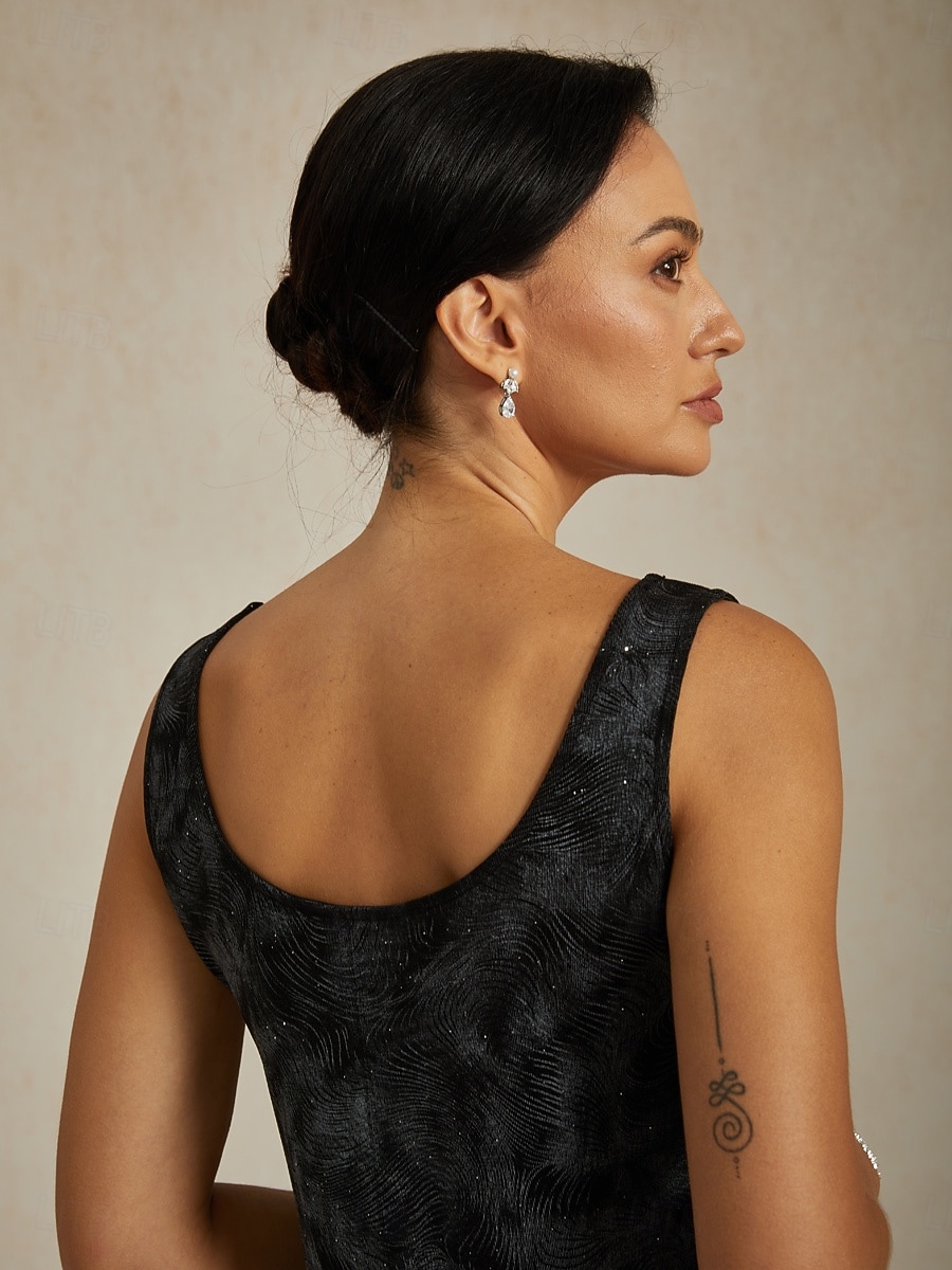 Dame Bluse Dressy topper Elegant Stilfull 3/4 ermer Kinesisk Krave Vanlige topper Bryllupsgjest Arbeid Formell klær Svart Høst Vinter 2025 - $89.99 –P7