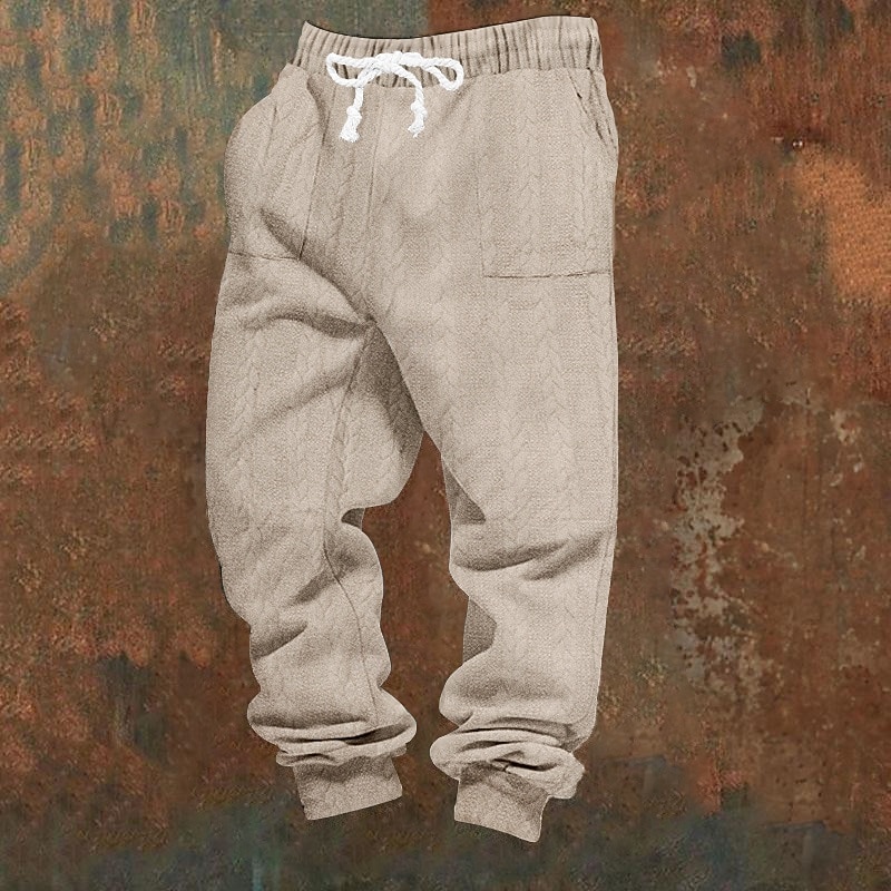 Homme Joggings Pantalon Jogger Pantalons Jacquard Cordon de serrage Avec Poches Uni Confort Sport en Plein Air Quotidien Mode Occasionnel Noir Blanche Micro-Élastique de 2026 ? $18.99 –P4