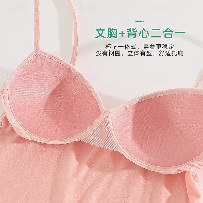 نسائي حمالة صدر بأشرطة رفيعة حمالات صدر رياضية بأربطة مع حمالة الملابس الداخلية عادية متنفس طويل بدون ظهر لون خالص / عادي رياضة ألبسة رياضية زهري فاتح بنفسجي غامق اكتشف - حل اللياقه البدنيه ياجا 2026 - $12.99 –P2