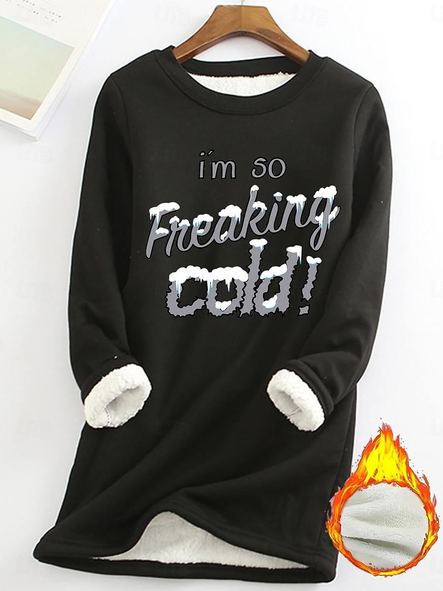 نسائي كنزة صوفية الرسم أحرف دافئ كاجوال أجعد كم طويل رقبة عالية مدورة قمصان عادية شارع فضفاض أسود أصفر وردي بلاشيهغ زهري غامق أحمر الخريف الشتاء 2025 - $25.99 –P6