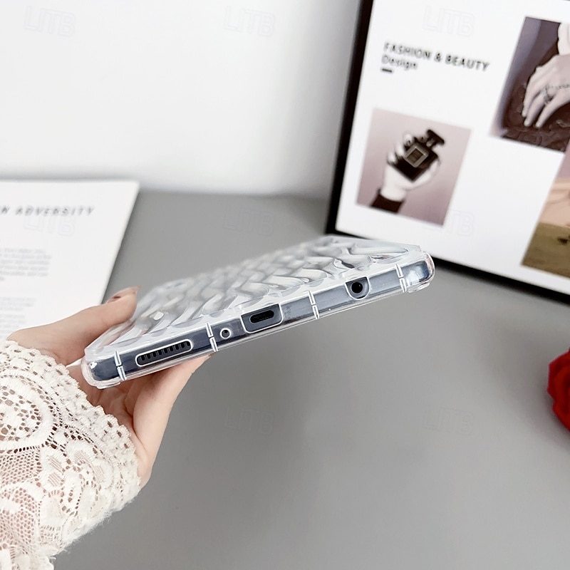 Tablet Case Cover For Samsung Galaxy Tab A9 8.7" S6 Lite 10.4" A8 10.5'' A7 Lite 8.7'' A9 Plus 11" Full Body Protective Shockproof Lines / Waves TPU 2025 - $13.99 –P8