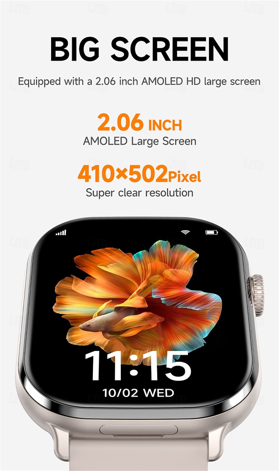 LM29 Montre intelligente 2.06 pouce Smartwatch Montre Connectée Bluetooth 4G Podomètre Rappel d'appel Moniteur d'Activité Compatible avec Android iOS Hommes GPS Longue Veille Appels Mains Libres IP68 de 2025 ? $89.99 –P3