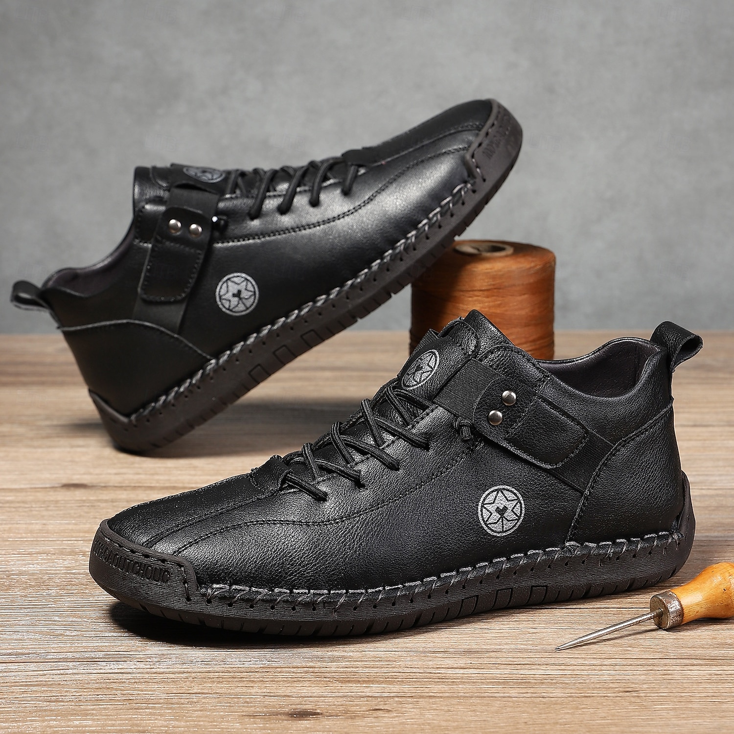 stivali casual da uomo con lacci – mocassini da guida retrò fatti a mano con suola comoda per le uscite del fine settimana e lo stile rilassato di tutti i giorni del 2026 a $46.99 –P14