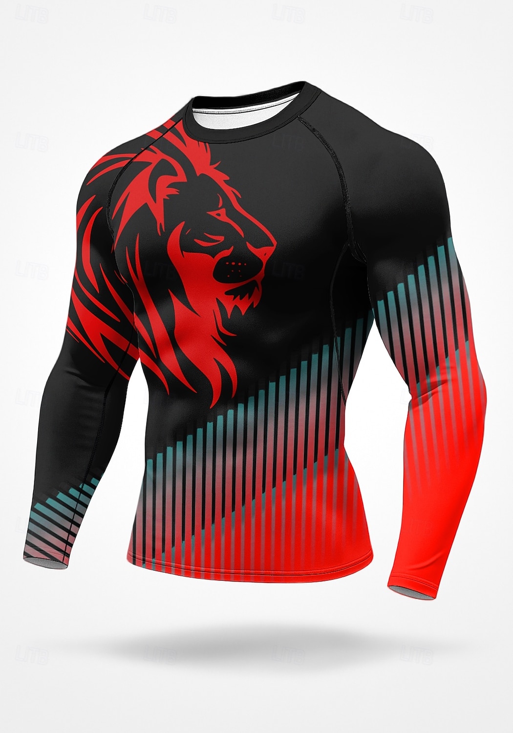 Hombre Camiseta Running Camisa atlética Camisa de gimnasia Camisa de fitness Camisa de entrenamiento Manga Larga Camiseta Geométrico UPF 50 Resistente a los rayos UV Suave Reductor del Sudor 2025 - $18.99 –P1