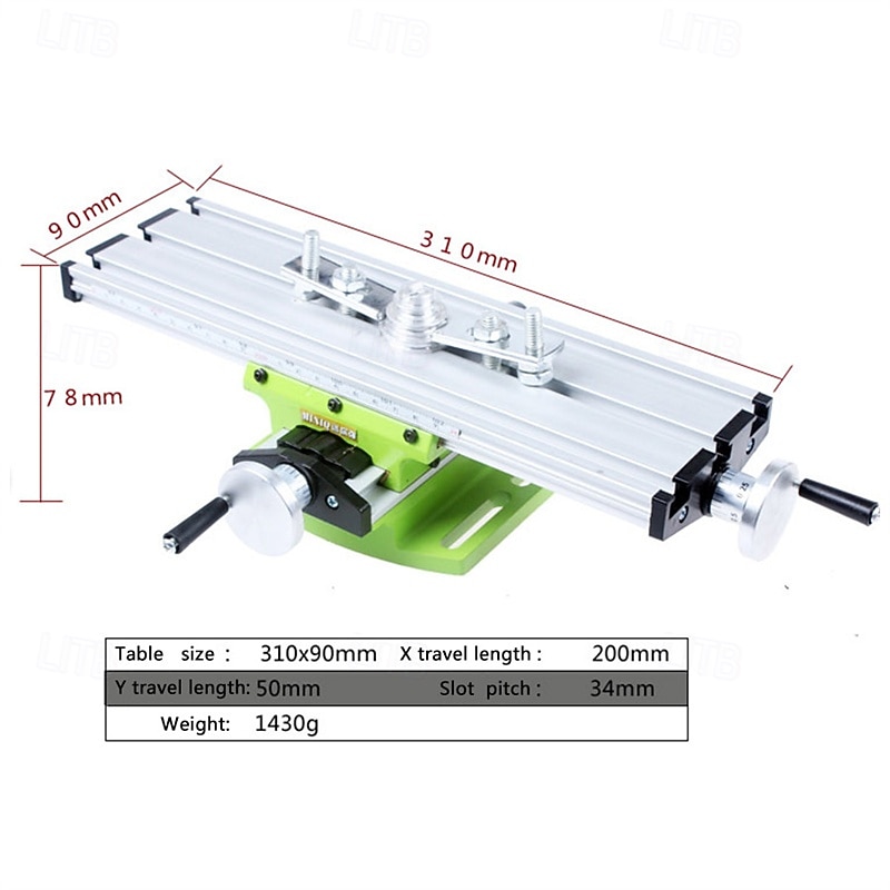 Mini Multifunction Drilling&Milling Machine Worktable Drill Vise Fixture Table Machine Tool for Bench Drilling Cross Slide Table 2026 - $100.99 –P16
