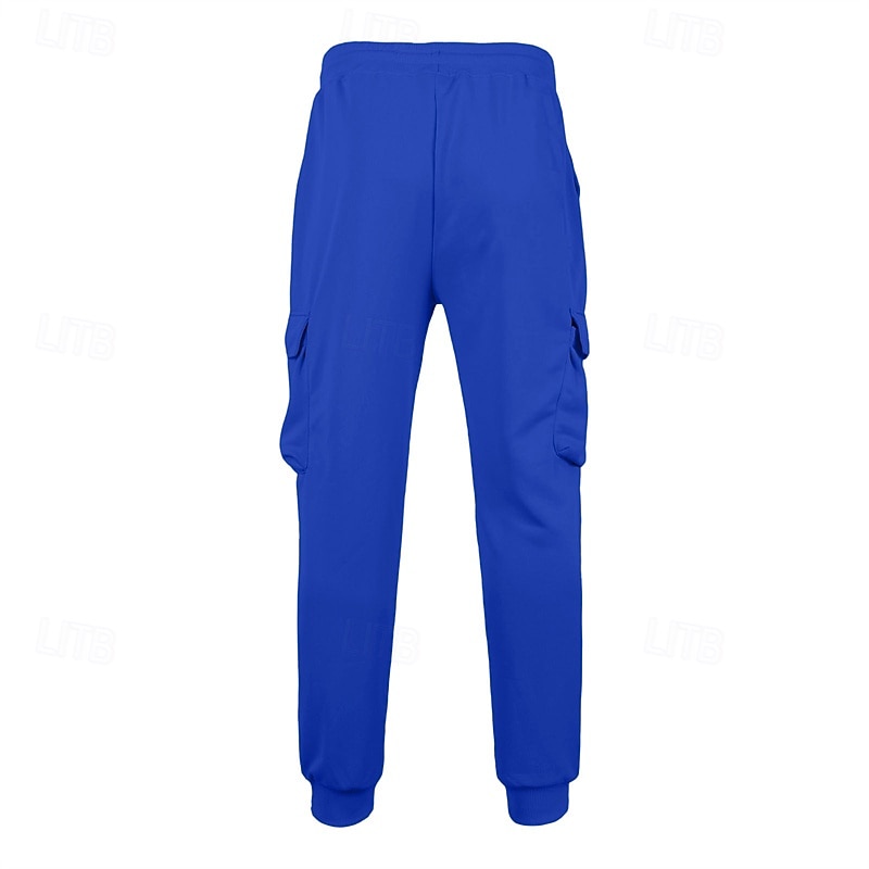 Per uomo Pantaloni da Tuta Cargo Pantaloni da tuta Joggers Pantaloni Coulisse Tasca Elastico in vita Semplice Comodità Quotidiano Sport all'Aperto Moda Casual Rosa Rosso Micro-elastico del 2026 a $20.99 –P12
