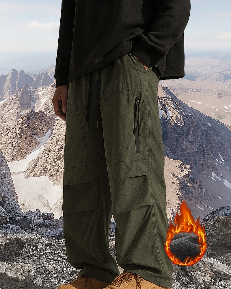 Per uomo Pantaloni Cargo Pantaloni da escursionismo Cappotto invernale pantaloni della tuta Inverno Autunno Esterno Vestibilità regolare Impermeabile Antivento Caldo Pantaloni Tasca Nero Verde del 2026 a $55.99 –P3