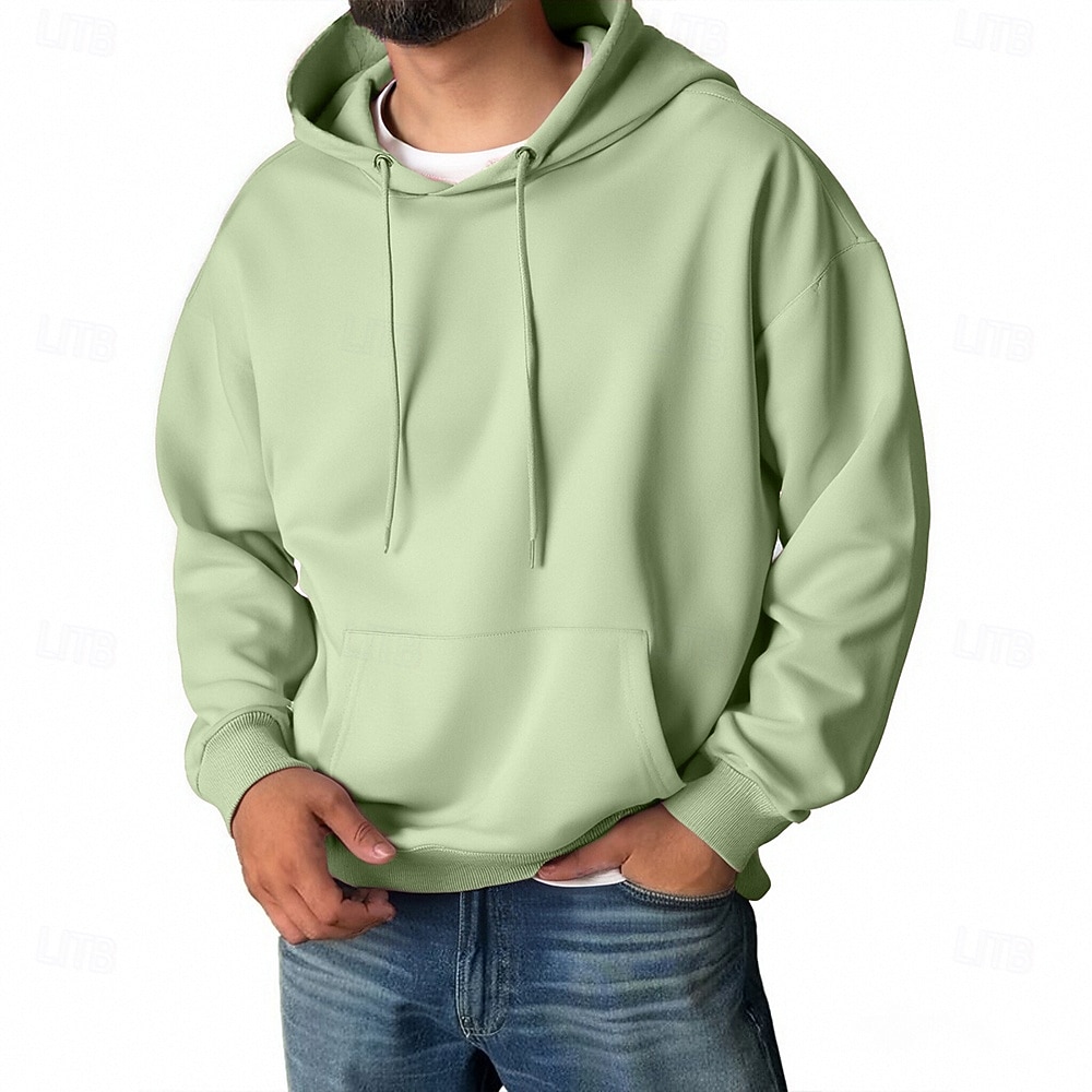 Per uomo Felpa con cappuccio Aalbicocca Blu denim Blu 1# Nero Bianco Con Cappuccio Semplice Tasca Sport & Outdoor Quotidiano Ferie Poliestere Streetwear Essenziale Casual Primavera Autunno del 2026 a $22.99 –P20