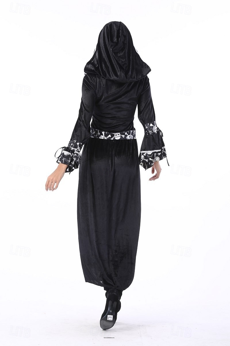 Čerodějnice Čaroděj předvečer Všech svatých Šaty Fancy kostým Kostýmy pro páry cosplay Dospělé Dámské předvečer Všech svatých Karneval Výkon Párty Jednoduché Halloweenské kostýmy Oblékněte se 2025 - $44.99 –P12