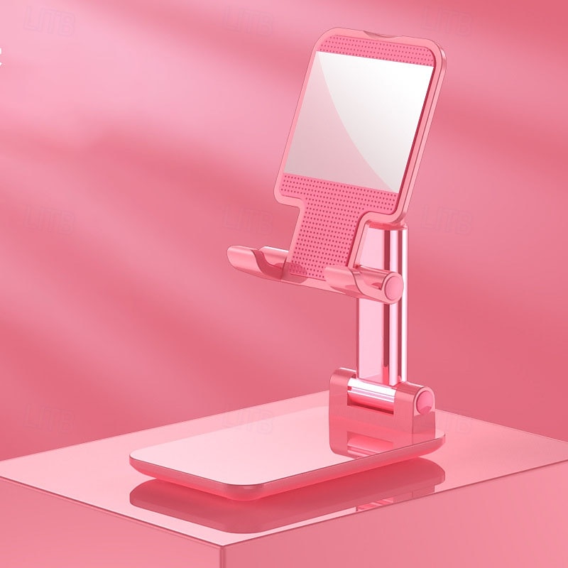 Foldable Desktop Phone Tablet Stand Mobile Desk Holder Creative Adjustable Metal Folding Bracket Multifunctional Lazy Mount For Live Streaming Shooting Office Home Accessories 2025 - $6.49 –P6
