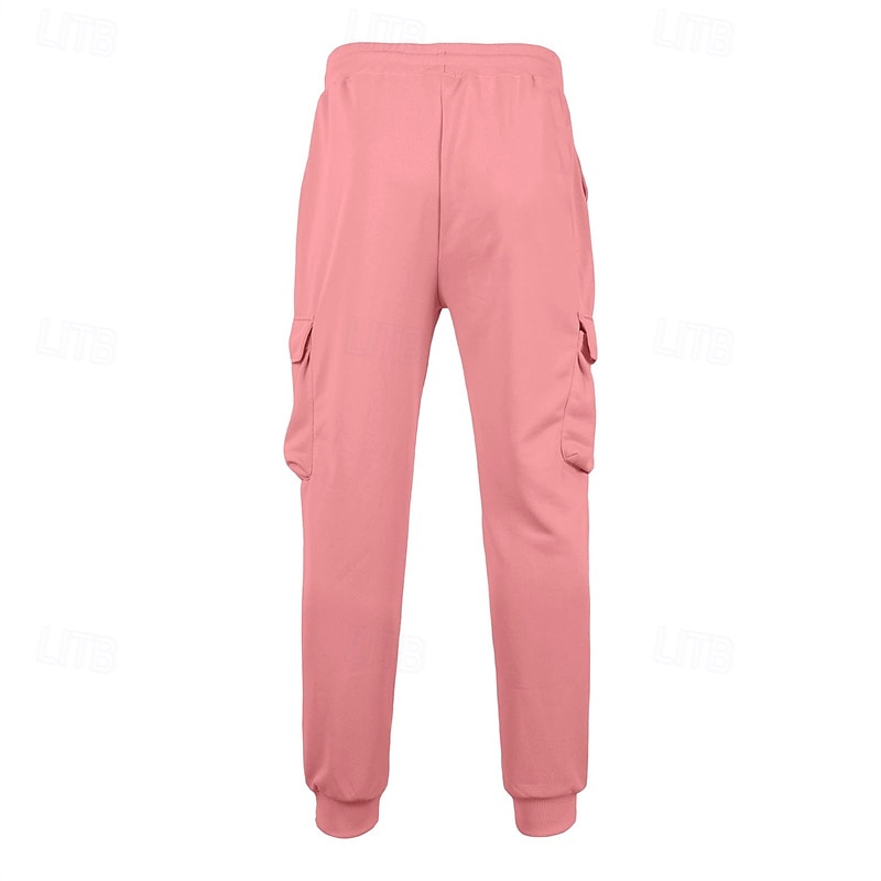 Per uomo Pantaloni da Tuta Cargo Pantaloni da tuta Joggers Pantaloni Coulisse Tasca Elastico in vita Semplice Comodità Quotidiano Sport all'Aperto Moda Casual Rosa Rosso Micro-elastico del 2026 a $20.99 –P2