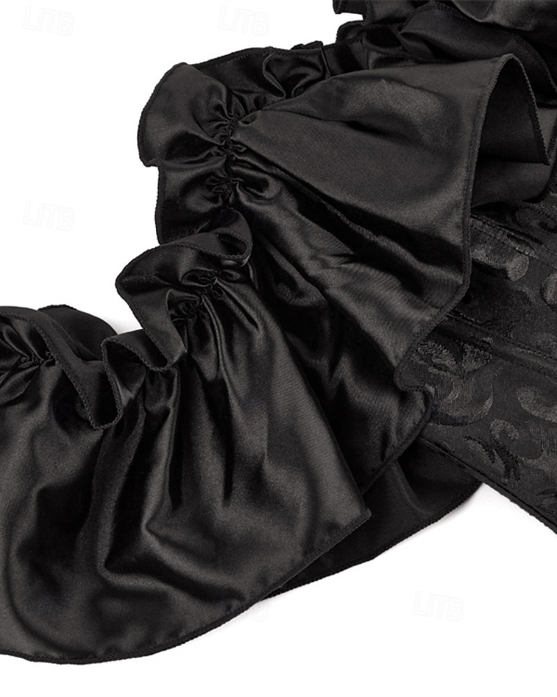 Γυναικεία Κορσέδες Shapewear Μέσης Cincher Διαμορφωτικός Ρουχισμός Σέξι κορσέ Σέξι Γλυκός Μονόχρωμες Σουρωτά Εξώπλατο Διακοπές Δρόμος Ημερομηνία Αμάνικο Κορσές Μαύρο Λευκό Μπεζ Άνοιξη Φθινόπωρο 2025 - $35.99 –P4