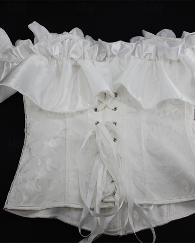 Γυναικεία Κορσέδες Shapewear Μέσης Cincher Διαμορφωτικός Ρουχισμός Σέξι κορσέ Σέξι Γλυκός Μονόχρωμες Σουρωτά Εξώπλατο Διακοπές Δρόμος Ημερομηνία Αμάνικο Κορσές Μαύρο Λευκό Μπεζ Άνοιξη Φθινόπωρο 2025 - $35.99 –P12