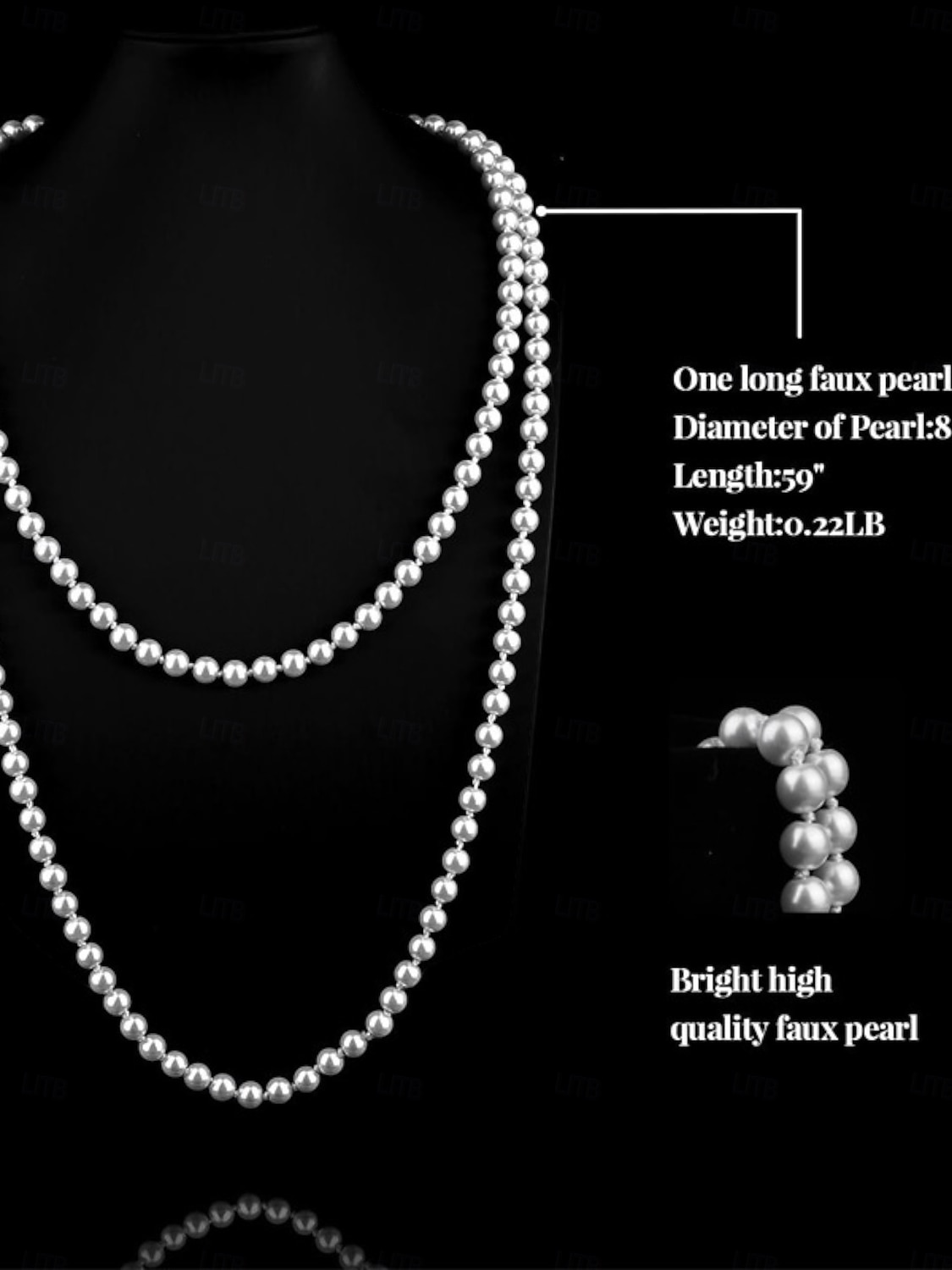 مجموعة مجوهرات نسائية من طراز جاتسبي فلابر من عشرينيات القرن العشرين - عصابة رأس من ريش الطاووس، سوار من اللؤلؤ، أقراط، قلادة، وقفازات للحفلات الكلاسيكية والملابس المسائية 2026 - $26.99 –P3