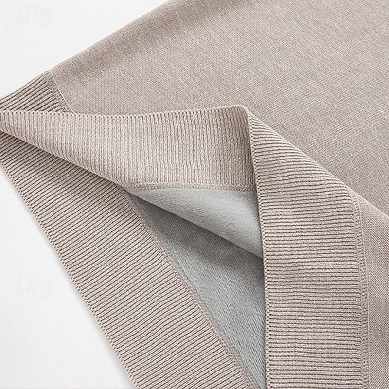 Per uomo Felpa Maglione A Coste Maglia Top Regolari Lavorato a maglia Slim Fit Semplice Collo Alto Maglieria Contemporaneo Casuale Abbigliamento quotidiano Abbigliamento Primavera Autunno Nero Bianco del 2026 a $26.99 –P9