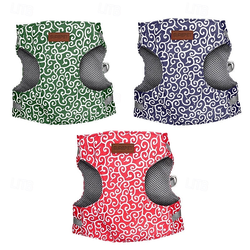 Cat Dogs Vest Harness and Leash, Anti-Break Away Chest Strap, Cats Clothes, Breathable Cat Harness Set, Escape Proof Soft Adjustable Vest Harnesses for Cats for Girl & Boy Cat Walking 2025 - $16.49 –P8