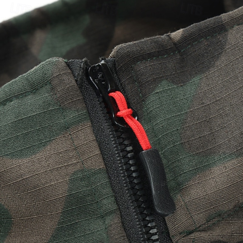 Per uomo Giacca da escursionismo Giacca in Pile Giacca imbottita Set termico Inverno All'aperto Mimetico Calore Termico Impermeabile Top Verde del 2025 a $66.99 –P2