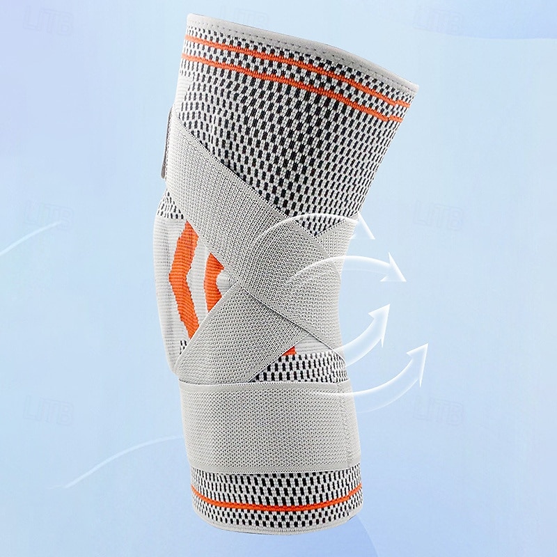 Masculino Pacote com 2 joelheiras de compressão esportiva Anti-Escorregar Tecido Dor no joelho Suporte de joelho Para Exercite-se LCA Levantamento de peso de 2025 por $20.99 –P8