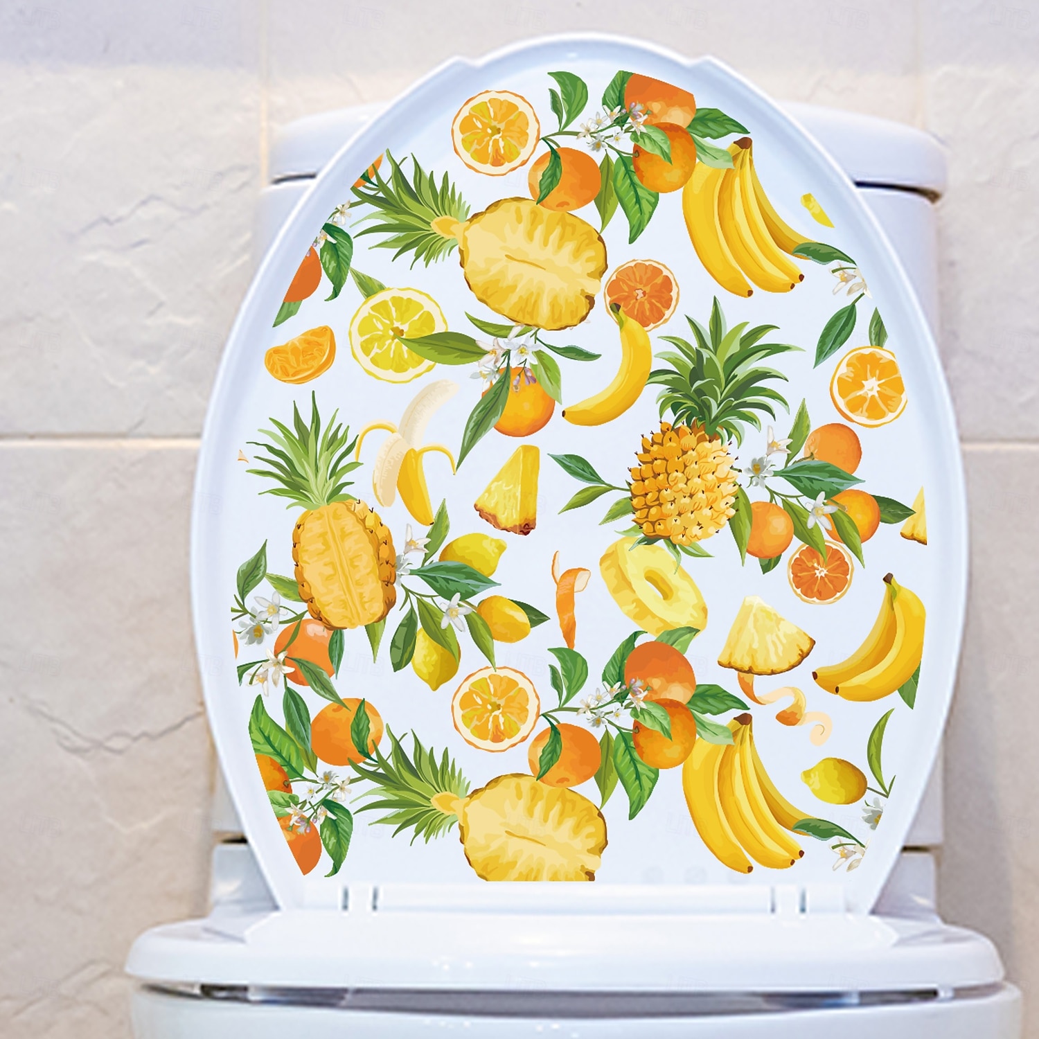 Autocollant de toilette en coquillage océan amovible, autocollant mural de salle de bain, imperméable, décor de couvercle de toilette, thème marin, accessoires de décoration pour la maison de 2026 ? $10.49 –P5