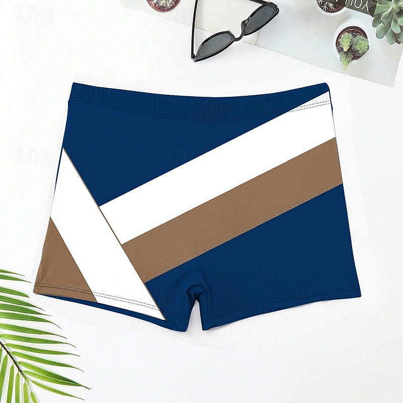 בגדי ריקוד גברים מכנסי שורט בגדי ים מכנסי שחייה תחתונים מתיחה נושם תחתיות שרוך גלישה ביקיני צלילה טלאים קיץ 2025 - $6.99 –P8