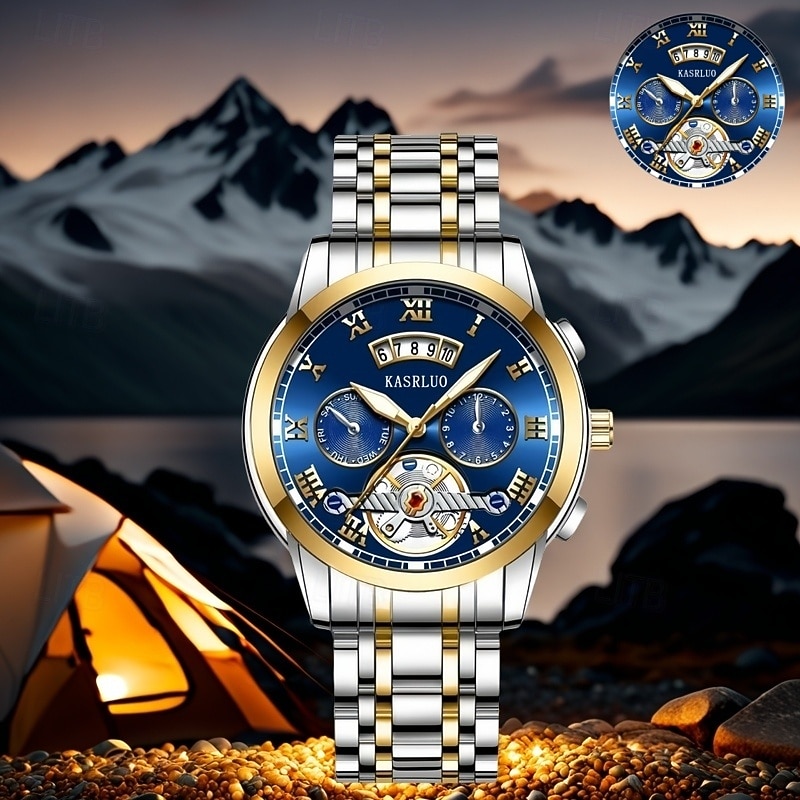Προηγμένο Ρολόι Χεριού Ανδρών Μοντέρνο Αντρικό Ρολόι Quartz Μοντέρνο Ημερολόγιο Λαμπερός Δείκτης Η Καλύτερη Επιλογή Δώρου για Άντρες 2026 - $23.99 –P2