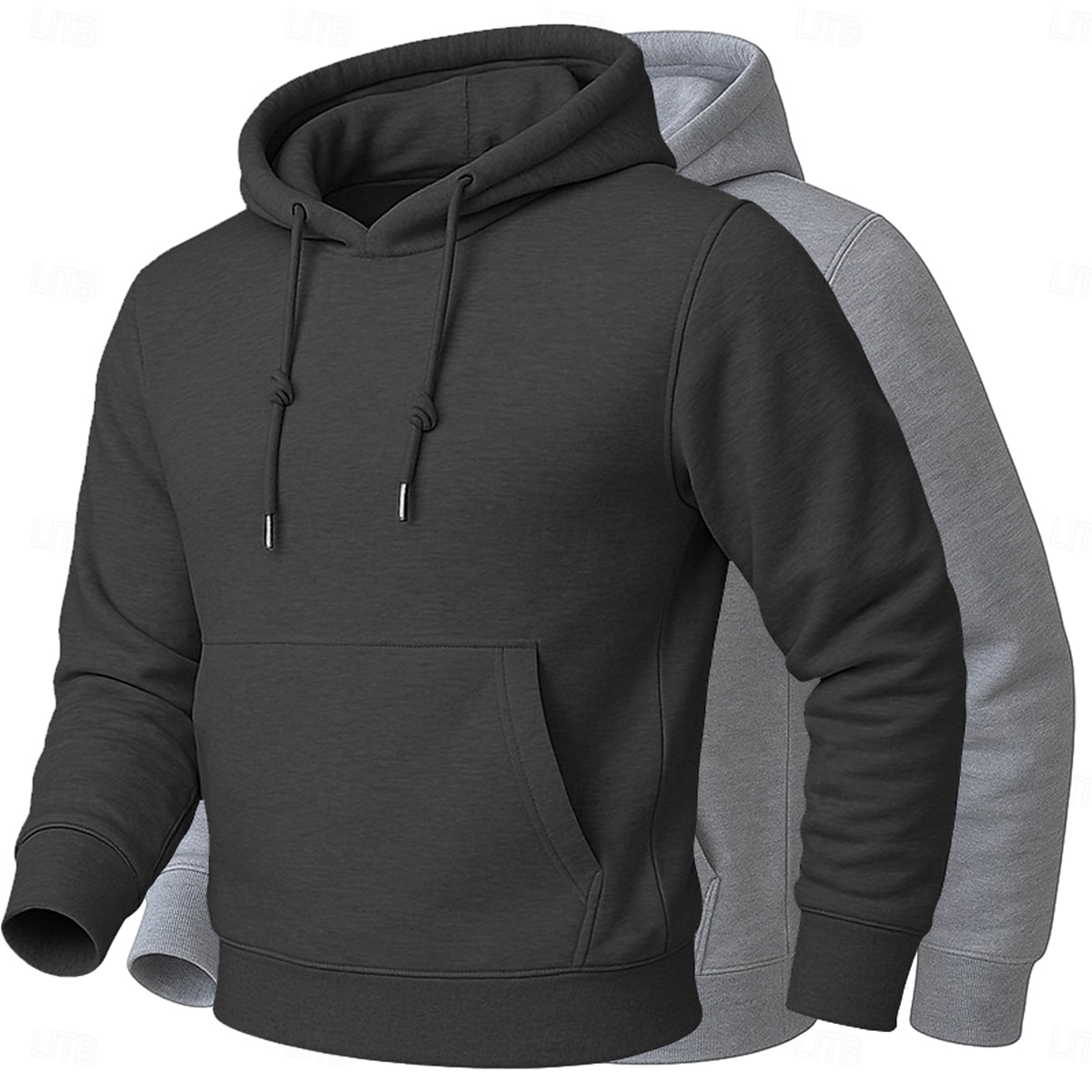 Per uomo Felpa con cappuccio Felpa con cappuccio in pile Felpa con cappuccio foderata in pile Giallo+Arancione Albicocca + Nero Cammello + Nero Viola + rosa Rosa + blu navy Con Cappuccio Semplice del 2026 a $19.99 –P9